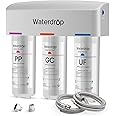 Waterdrop TSPP Under Sink Sediment Water Filter, Replacement TSU-W 3-Stage Ultra-Filtration Under Sink Water Filter System, 1 Pack