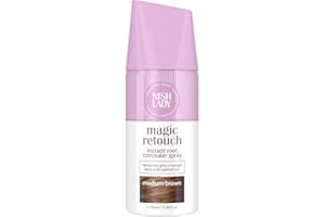 ‎NISHLADY Nishlady Magic Retouch Spray – Haaransatz kaschieren in Sekunden | Haarfarbspray für Frauen – Mittelbraun | 100ml | Temporäres Ansatzspray für schnelle Farbkorrektur