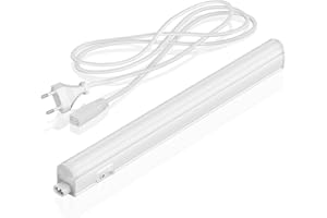 Parlat Luminaria LED bajo armario RIGEL, enchufable, 31cm, 4 W, 445lm, blanco