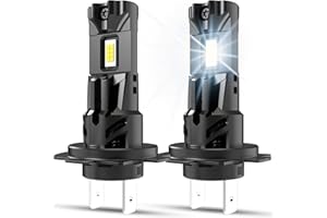 OUSHI Halogen Lampe 20000LM, 500% Helligkeit 12V 6000K Weiß Halogen Glühbirne Abblendlicht Fernlicht Lampe, 2 Stück