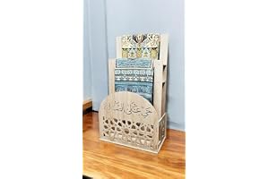 Prayer Mat (Rug) || Corner Elegant Organizer For At Home Or Office Living Room, Bedroom Decorative Stand Room Entryway (Wooden)