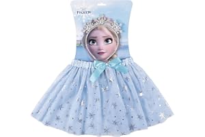 Frozen Child Beauty Set - Blå - Komplett uppsättning - Inkluderar Elsa Style Tutu och Elsa pannband - Original Produkt Design