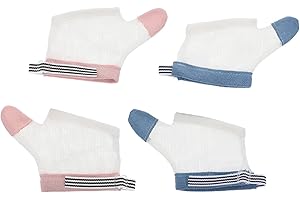 COHEALI 2 Paires D'arrêt De Succion Du Pouce Pour Enfants Protège-Pouce Respirant Protège-Pouce Doux Pour Arrêter La Succion Du Pouce Tissu En Maille
