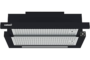 Cappa telescopica Cata TFH 6630 BK con 6 livelli di estrazione