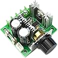 Shockley 10A 12V-40V DC Motor Speed Controller 12V 24V PWM Variable Speed Regulator Governor Switch CCMHCN With Speed Control Knob (10A controller - 1 Piece)