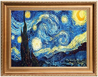 5D DIY Diamond Painting By Number Kits, Full Drill Diamond Painting Starry Night Wall Stickers for Home Wall Decor, Starry Sky 15.7X19.7 inch by CARETH