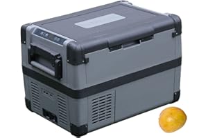 Prime Tech Kompressor-Kühlbox Pro-Line 28/40/50/60 Liter, bis -22 Grad, 12/24/230 V für Steckdose, Auto, LKW, PKW, Boot, Reisemobil (Kühlbox 40 l) – DIVERSE Größen