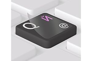 ‎KEYSTICKERS Keystickers® | Russische Aufkleber für PC/Laptop & Notebook Tastaturen 14x14mm, transparent mit mattem Schutzlack, Farbe Rosa | русские наклейки на клавиатуру | Russian Keyboard Stickers