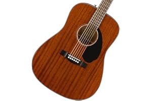 Chitarra acustica Fender FSR CD-60 Dreadnought V3 in mogano con tastiera in noce, ideale per principianti.