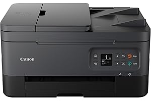 Canon Pixma TS7450i Impresora Multifunción 3 en 1, Sistema de Inyección de Tinta, Impresión, Escaneo y Copia, WiFi, Pixma Print Plant, Impresión a Doble Cara, ADF de 35 Hojas, Bandeja Posterior,Negro