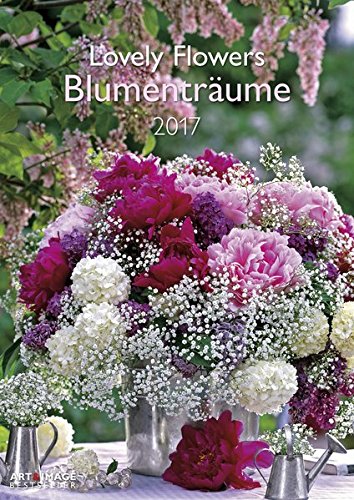 Blumenträume 2017 - A&I Wandkalender A3, Naturkalender, Blumenkalender - 29,7 x 42 cm