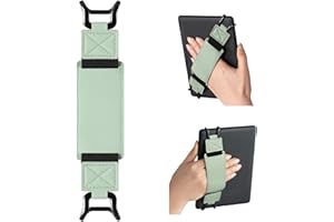 CoBak Bezpieczny pasek na rękę do czytnika e-booków i tabletów – wszechstronny i lekki uchwyt na palec do tabletu Kindle / Kobo/Voyaga/Lenovo/Sony e-book – wysoka elastyczność, szałwiowa zieleń