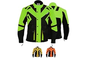 German Wear Motorradjacke herren mit protektoren motorrad winddicht herausnehmbar waschbar innenfutter jacke leicht extra sichtbarkeit viele Taschen