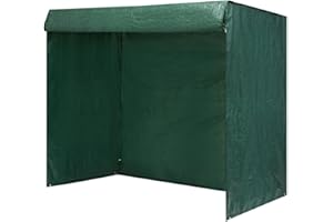 YAJEXUN Canopy Swing Cover - 2 Seater Garden Swing Cover With Zips, Waterproof Heavy Duty Rip Proof Outdoor Garden Hammock Cover, Uv Protection Swing Chair Cover For Outdoor Garden Patio (204x110x177cm)