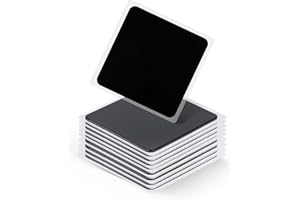 MOZEAT LENS 10 Stück Anti Rutsch Pads Multifunktion Auto Anti Rutsch Gel Pads Schwarz 8 x 8 cm Wiederverwendbar Silikon Waschbare Antirutschmatte für Armaturenbrett Handy Kratzschutz Halterung