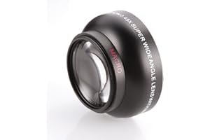 FOTGA 55mm 0.45x Objectif Grand Angle avec Macro Conversion pour Appareil Photo Numérique Camcorder