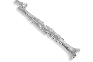 VIENNAGOLD Klarinette Charm Anhänger Sterling Silber 925 (Art.205051)