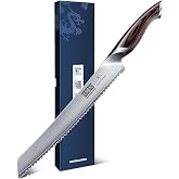 HOSHANHO Bread Knife 25 cm, Super Sharp Serrada Bread Knife | Professional German Steel Bread Knife for Cutting Homemade Brea