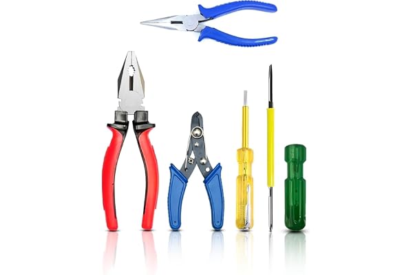 Plier With Nose Plier Wire Cutter Tester Screwdriver, Plier Set