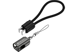 Zebronics Wattz 60CC4 Type-C to Type-C Braided Cable, PD 60W, Upto 480Mbps Data Sync, 20 cm, Durable, Charge & Sync, Rap