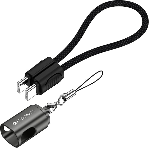 Zebronics Wattz 60CC4 Type-C to Type-C Braided Cable, PD 60W, Upto 480Mbps…