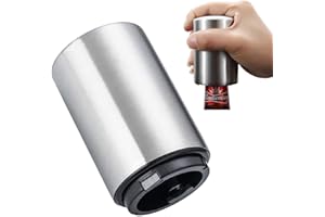 SUOXU Bottle Opener, Stainless Steel Magnetic Beer Bottle Opener Kitchen Gadgets, Beer Openers Suitable for Arthritis Hands, Birthday Gift for Dad Husband