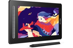 XP-PEN Artist 13 (2nd Gen) Tablette Graphique, 13 Pouces Tablette Dessin Graphique avec Écran et Stylet Passif, 9 Touches de Raccourci, Compatible avec Windows, Mac OS, Android, Chrome OS, Linux