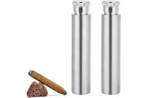 BEUFEE 2-Pcs Edelstahl Rohr Flasche, 1 Oz Tragbare Mini Röhrenförmige Hüftflaschen Hüfte Flasche Wein Tube Tasche Hüfte Flasche Trinken Röhrenflasche Tasche Wein Flasche Alkohol Flasche für Reise