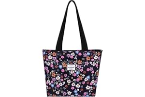 HAWEE Donna Borsa Tote con Zip Grande Borsa a Tracolla Casual Borsa a Mano Moda Borsa a Spalla Impermeabile Borsa della Spesa Leggera Borsetta per Quotidiano Vita Scuola Lavoro Spiaggia