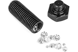 MYMEALIVOS Fake Bolt Diversion Safe-Hidden Valuable Items,Cash or Jewelry，Metal Screw Shape Storage Containers-Black