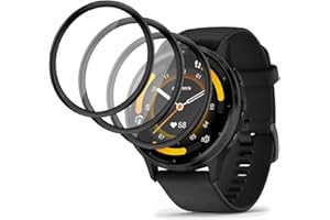 Zerrshoo Schutzfolie für Garmin Venu 3 45mm, Garmin Venu 3 45mm Panzer Schutz Glas 3 Stück, Panzerfolie für Garmin Venu 3 45mm, Kratzfest Displayschutz für Garmin Venu 3 45mm
