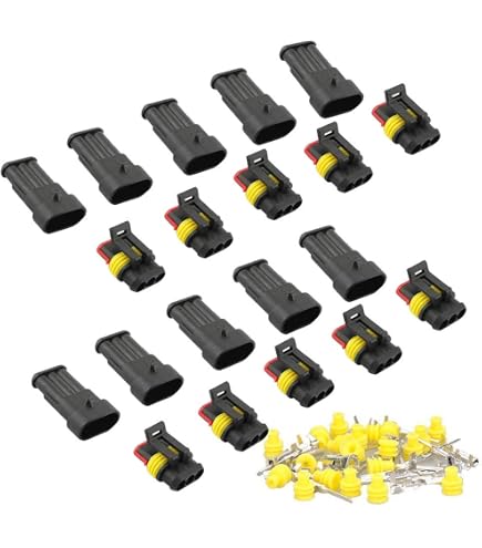 Male Female 10 Pin Automotive Connector For Peugeot Citroen 987881201 987891201