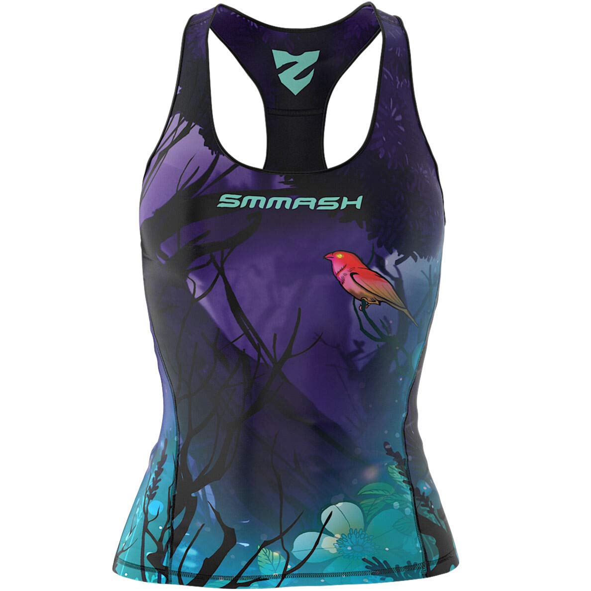 SMMASH Tank-Top für Damen, Top Ärmellos für Sport Outdoor OCR Cross-Training Fitness Yoga Gym, Atmungsaktives Funktionsshirt, Sporttop, Sportshirt, Professionelle Sportbekleidung - 1