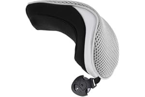 CUTEFLY Mnixy Zamienny pokrowiec na głowę do kija golfowego, hybrydowy, ratowniczy, osłona głowy z niemetką (szary)