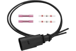 Xiciki Réparation Prise de Capteur Connecteur ABS ESP, Capteur de Température Terminal de Connecteur de Harnais Compatible avec Volkswagen Connecteur Capteur de Pression, 1J0973802.