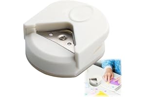 XINYIG Cutter Rounding Pun/ches for Paper Crafts,Paper Pun/ches for Crafts,Round Corner Cutter,Circle Cutters for Crafting,Corner Cutter for Card Making,Gift Tag Pun/ch Cutter,DIY Projects Postcard(White)