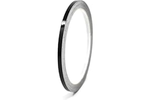 ‎FINEST FOLIA Finest Folia 10 Meter (0,79€/Meter) Zierstreifen Auto Motorrad Boot Modellbau Farbauswahl Dekorstreifen Seitenstreifen Klebestreifen (Schwarz Glanz, 3mm Breite)