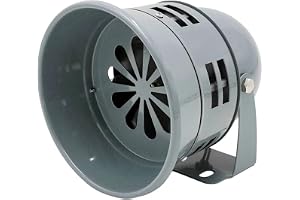 [Replacement] 12V 110Db Siren Horn Tornado Alarm Loud Electric Motor Driven Metal Alarm/Siren (Air For Raid) For Car Industrial Reminder AWUJI