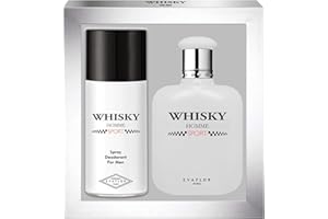 WHISKY SPORT • Cofanetto Eau de Toilette 100ML + Deodorante 15OML • Spray • Profumo Uomo • Regalo • EVAFLORPARIS