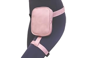 Larswon Leg Bag Leg Harness Bag PU Leather Thigh Bag Hip Bag Fanny Pack Thigh Harness Women