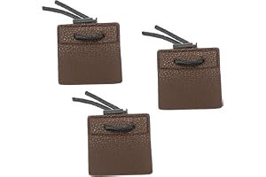 Tiardey 3 ST Läder Bågskytte Finger Tab Justerbar Bow Hand Protector Faux Leather Tab