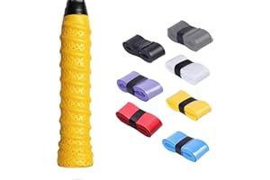 NITAIUN 7 Stück Tennis Griffband, Badminton Griffband selbstklebendes Tennisband Overgrip für Tennis Griffbänder Squash Schläger Schweißabsorbierend, rutschfest, Atmungsaktiv