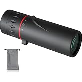 Monocular Telescope, Full HD High Definition, 1000 m Viewing Distance, 25 mm Lens, 100x25 Single Eye Double Clarity Adjustment