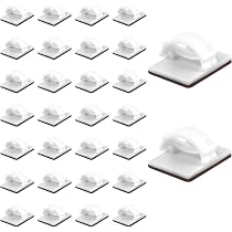 GTIWUNG 100 Pezzi Clip per Cavi, Feracavi Cavo, Clip Feracavo, Goccia