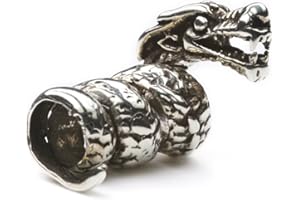 Drachensilber Bartschmuck Bartperle Drache 925 Silber Wikinger Schmuck Haarperle Haarschmuck Männer Damen