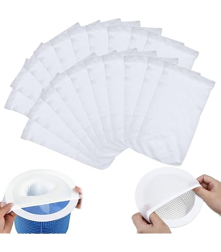 Chaussettes de Skimmer de Piscine TRAHOO - 10 Pièces - Filtre Scories Chaussettes de Skimmer de Piscine TRAHOO - 10 Pièces - Filtre Scories