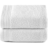 Top Towel - Premium - Large Bath Towels - Bath Towels -2 Hand Towels -50 x 100 cm - 100% Cotton - 600 g - White