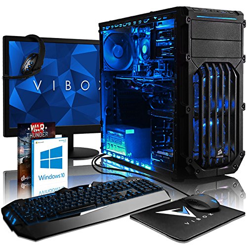 VIBOX Pyro GLR7TX-502 Gaming PC Ordenador de sobremesa con Cup  n de Juego  Win 10  22  HD Monitor  4 0GHz Threadripper 8-Core  GeForce GTX 1080 Ti  32GB DDR4 RAM  240GB SSD  2TB HDD  VIBOX Pyro GLR7TX-502 Gaming PC Ordenador de sobremesa con Cup  n de Juego  Win 10  22  HD Monitor  4 0GHz Threadripper 8-Core  GeForce GTX 1080 Ti  32GB DDR4 RAM  240GB SSD  2TB HDD