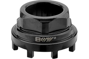 VOSSOT Strumento di bloccaggio per bicicletta, 42 mm, con 8 denti, anello di chiusura, per bicicletta, volano, per sassemblare asse medio, strumento per la manutenzione della bicicletta