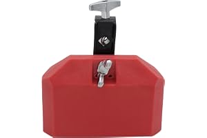 Cowbell för Trumset Justerbart Fäste Plast Musical Percussion Block Latin Drum Instrument